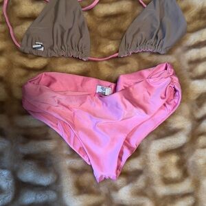 Lune Pink Bikini Bottoms